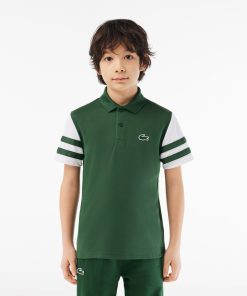 Lacoste Polos-Kids Ultra Dry Piqué Tennis Polo-DJ7435-51-lacoste france