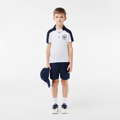 Lacoste Polos-Kids Miami Open Edition Tennis Polo-DJ7786-51-lacoste outlet - Image 2