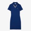 Lacoste Dresses-Womens Piqué Hoodie Dress-EF2167-51-lacoste store 4