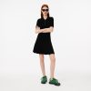 Lacoste Dresses-Womens Long Sleeve Ribbed Wool Dress-EF2612-51-lacoste us 4