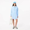 Lacoste Dresses-Womens Oversized Fleece Sweatshirt Dress-EF2664-51-locoste 3