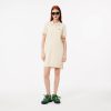 Lacoste Dresses-Womens 3D Rib Knit Zip-Up Polo Dress-EF2527-51-lacoste near me 4