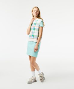 Lacoste Dresses-Womens Slim Fit Stretch Mini Piqué Polo Dress-EF5473-51-lacoste factory outlet 2