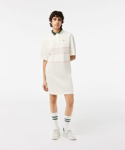 Lacoste Dresses-Women’s Organic Cotton French Made Polo Dress-EF5569-51-lacoste store near me