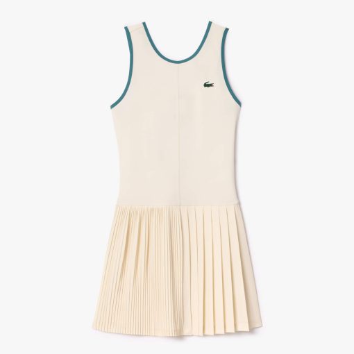 Lacoste Dresses-Womens Ultra Dry Tennis Dress with Removable Liner-EF7451-51-lacoste usa - Image 2