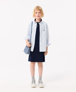 Lacoste Dresses & Skirts-Kids Piqué Polo Dress-EJ2816-51-lacost 2