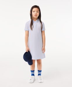 Lacoste Dresses & Skirts-Kids Crocodelle Logo Piqué Dress-EJ7979-51-la coste 2