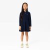 Lacoste Dresses & Skirts-Kids Long Sleeve Stretch Piqué Polo Dress-EJ9751-51-lacoste factory outlet 3