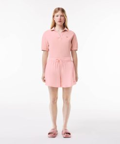 Lacoste Shorts & Skirts-Womens Signature Shorts-FF2462-51-lacoste store near me