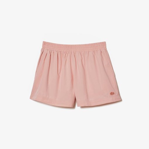 Lacoste Shorts & Skirts-Women’s Cotton Poplin Shorts-FF6944-51-locoste