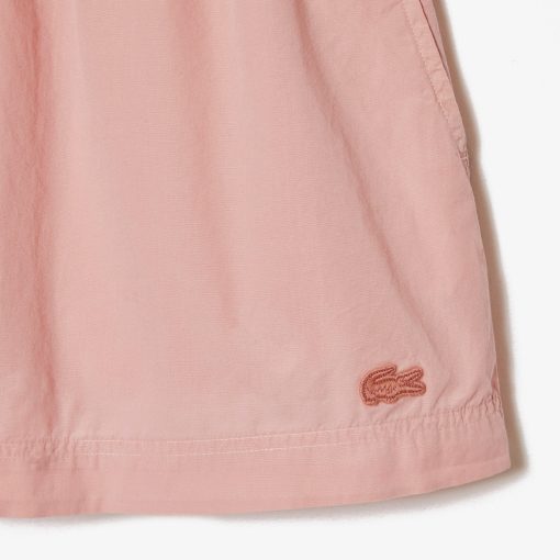 Lacoste Shorts & Skirts-Women’s Cotton Poplin Shorts-FF6944-51-locoste - Image 2