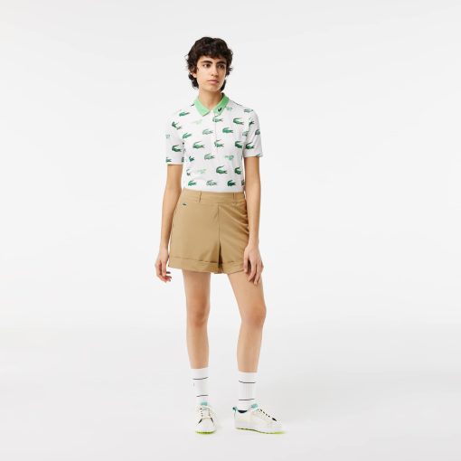 Lacoste Shorts & Skirts-Womens Lightweight Stretch Golf Shorts-FF9438-51-locoste