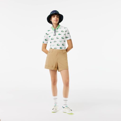 Lacoste Shorts & Skirts-Womens Lightweight Stretch Golf Shorts-FF9438-51-locoste - Image 2