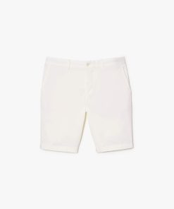 Lacoste Shorts & Swim-Mens Slim Fit Stretch Cotton Shorts-FH2647-51-lacoste store near me