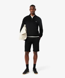 Lacoste Shorts & Swim-Mens Slim Fit Stretch Cotton Shorts-FH3347-51-lacoste factory outlet