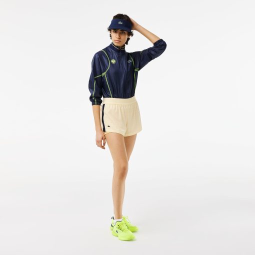 Lacoste Shorts & Skirts-Women’s Roland Garros Edition SPORT Shorts with Built-in Undershorts-GF6372-51-la coste - Image 2