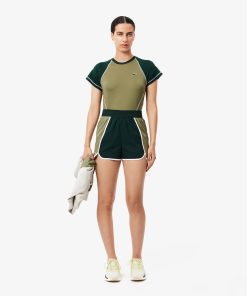 Lacoste Shorts & Skirts-Womens Stretch Sport Shorts-GF7373-51-locoste