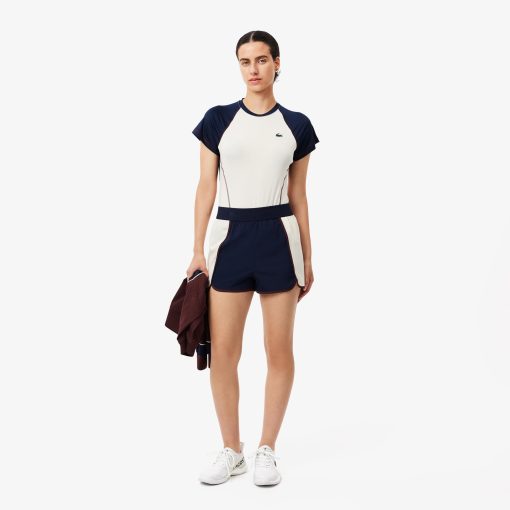 Lacoste Shorts & Skirts-Womens Stretch Sport Shorts-GF7373-51-lacost