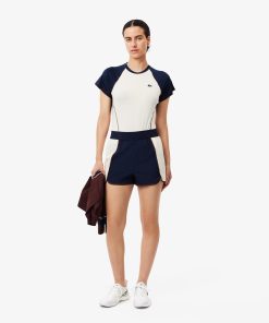 Lacoste Shorts & Skirts-Womens Stretch Sport Shorts-GF7373-51-lacoste near me