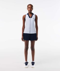 Lacoste Shorts & Skirts-Womens Pleated Lined Tennis Shorts-GF7474-51-locoste