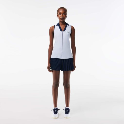 Lacoste Shorts & Skirts-Womens Pleated Lined Tennis Shorts-GF7474-51-locoste