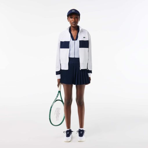 Lacoste Shorts & Skirts-Womens Pleated Lined Tennis Shorts-GF7474-51-locoste - Image 2