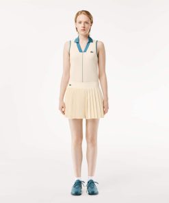 Lacoste Shorts & Skirts-Womens Pleated Lined Tennis Shorts-GF7474-51-lacoste sale