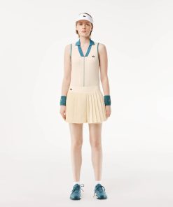 Lacoste Shorts & Skirts-Womens Pleated Lined Tennis Shorts-GF7474-51-lacoste sale 2