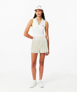 Lacoste Shorts & Skirts-Womens Pleated Lined Tennis Shorts-GF7474-51-lacoste store near me