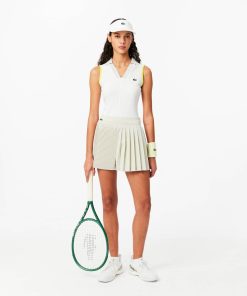 Lacoste Shorts & Skirts-Womens Pleated Lined Tennis Shorts-GF7474-51-lacoste store near me 2