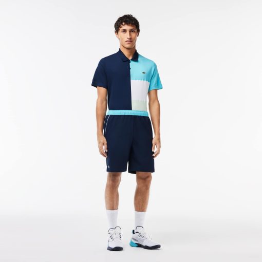 Lacoste Shorts & Swim-Mens Stretch Tennis Shorts-GH1086-51-lacoste usa