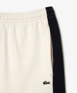 Lacoste Shorts & Swim-Mens Regular Fit Colorblock Fleece Shorts-GH1319-51-lacost 2