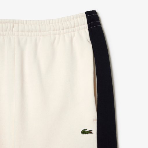 Lacoste Shorts & Swim-Mens Regular Fit Colorblock Fleece Shorts-GH1319-51-lacost - Image 2