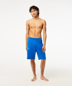 Lacoste Mens Lightweight Flannel Lounge Shorts-GH3887-51-lacoste store