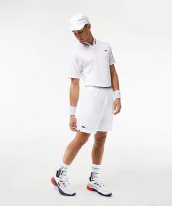 Lacoste Shorts & Swim-Men’s Lacoste Tennis x Daniil Medvedev Mesh Shorts-GH5209-51-lacoste us 2