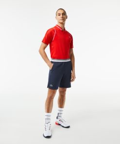 Lacoste Shorts & Swim-Men’s Lacoste Tennis x Daniil Medvedev Mesh Shorts-GH5209-51-lacoste usa