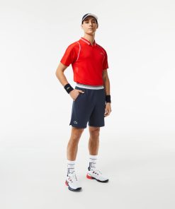 Lacoste Shorts & Swim-Men’s Lacoste Tennis x Daniil Medvedev Mesh Shorts-GH5209-51-lacoste usa 2