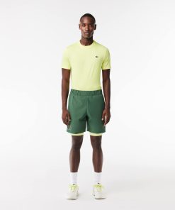 Lacoste Shorts & Swim-Mens Lined Ultra Dry Sport Shorts-GH5215-51-lacoste usa