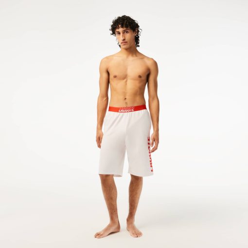 Lacoste Underwear & Loungewear-Men’s Contrast Logo Waistband Shorts-GH5960-51-lacoste near me