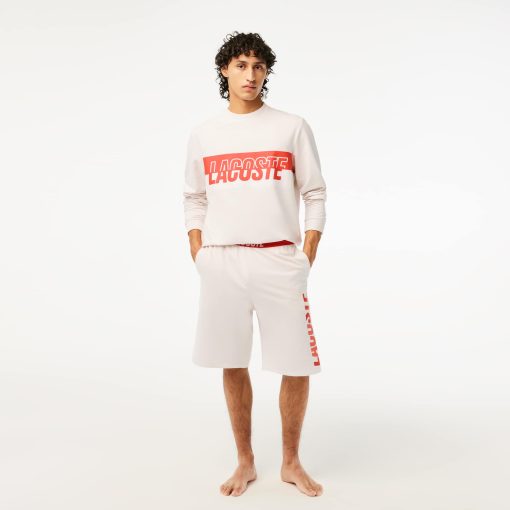 Lacoste Underwear & Loungewear-Men’s Contrast Logo Waistband Shorts-GH5960-51-lacoste near me - Image 2