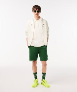 Lacoste Shorts & Swim-Mens Roland-Garros Edition Fleece Tennis Shorts-GH6924-51-lacoste sale 2