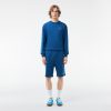 Lacoste Shorts & Swim-Mens Regular Fit Colorblock Fleece Shorts-GH1319-51-lacoste outlet 4