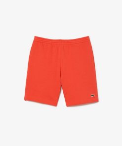 Lacoste Shorts & Swim-Mens Regular Fit Fleece Shorts-GH9627-51-lacosta