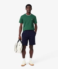 Lacoste Shorts & Swim-Mens Regular Fit Fleece Shorts-GH9627-51-lacoste us