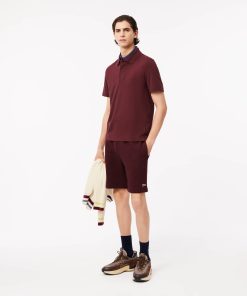 Lacoste Shorts & Swim-Mens Regular Fit Fleece Shorts-GH9627-51-lacosta