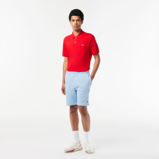 Lacoste Shorts & Swim-Mens Regular Fit Fleece Shorts-GH9627-51-lacoste us