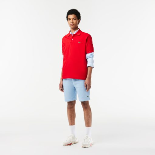 Lacoste Shorts & Swim-Mens Regular Fit Fleece Shorts-GH9627-51-lacoste us - Image 2