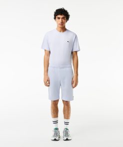 Lacoste Shorts & Swim-Mens Regular Fit Fleece Shorts-GH9627-51-la coste