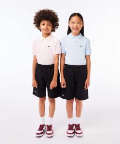 Lacoste Pants & Shorts-Kids Fleece Shorts-GJ9733-51-lacoste store near me