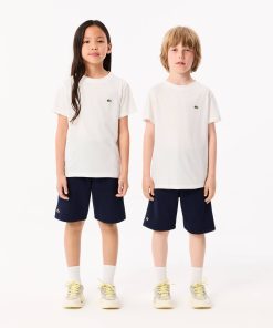 Lacoste Pants & Shorts-Kids Fleece Shorts-GJ9733-51-lacost